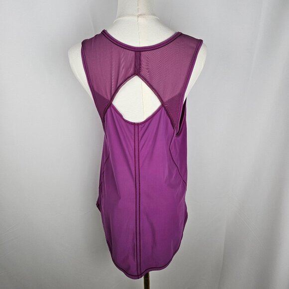 Lululemon Sculpt Tank Top Sz Medium Purple Sleeveless Athletic With Mesh Back - Picture 3 of 6